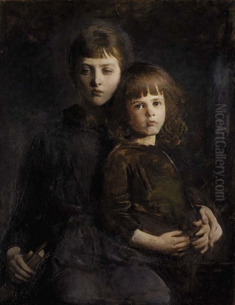 Brother and Sister (Mary and Gerald Thayer) - view 1