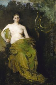 Half Draped Figure Half Draped Figure