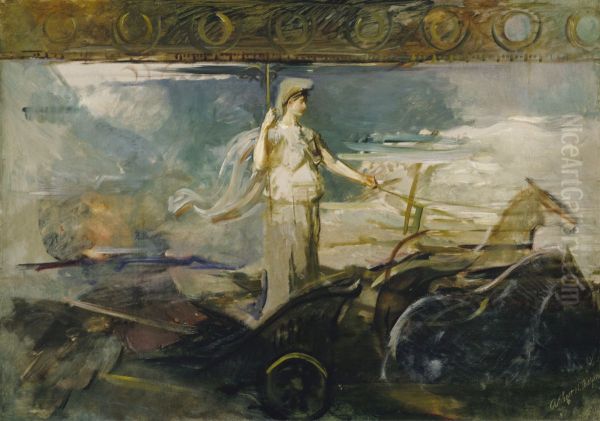 Minerva in a Chariot - view 1