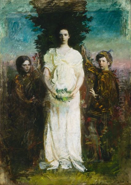 My Children (Mary, Gerald, and Gladys Thayer) - view 1
