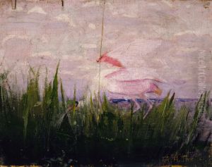 Roseate Spoonbill, study for book Concealing Coloration in the Animal Kingdom by Abbott Handerson Thayer