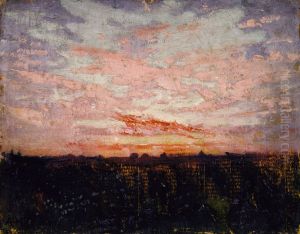Sunrise or Sunset, study for book, Concealing Coloration in the Animal Kingdom by Abbott Handerson Thayer