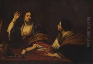 Martha Scolding Her Vain Sister Mary Magdalene by Elisabetta Sirani