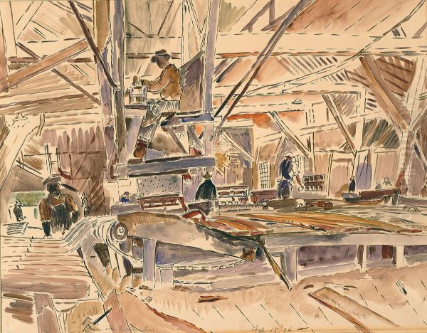 Inside A Lumber Mill - view 1