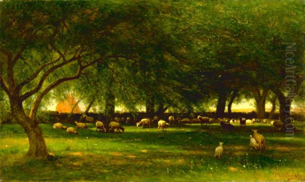 Noon in the Orchard - view 1