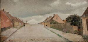 Bakkegade i Hillerod by Albert Gottschalk