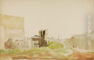 Tower of Hypacus, Jerusalem by Miner Kilbourne Kellogg