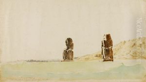 Statues at Memnon, Thebes