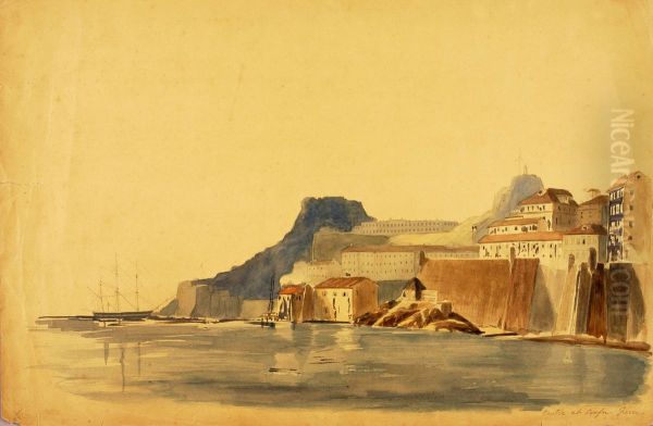 Castle at Corfu, Greece - view 1
