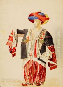 Costume of Beder Khan Bey by Miner Kilbourne Kellogg