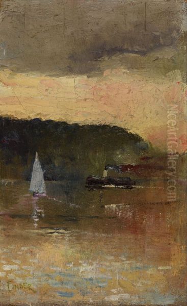 Sunset, Sydney Harbour - view 1