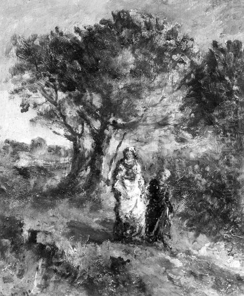 Landscape with Two Figures (Hagar and Ishmael?) - view 1