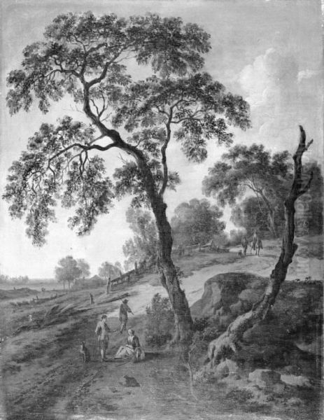 Landscape with People on Foot - view 1