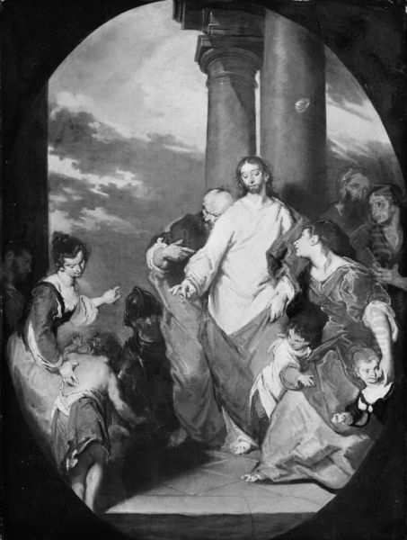 Christ Blessing Little Children - view 1