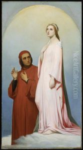 Dante   and  Beatrice by Ary Scheffer