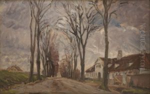 Lyngbyvejen ved Vintappergarden by Albert Gottschalk