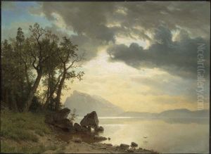 Lake Tahoe, California by Albert Bierstadt