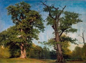 Pioneers of the Woods, California by Albert Bierstadt