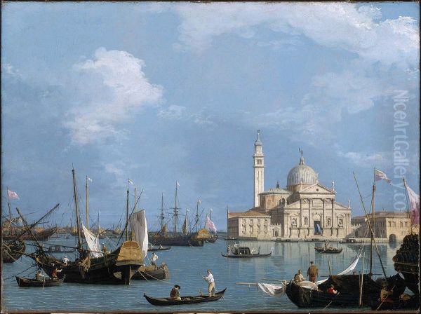 San Giorgio Maggiore from the Bacino di San Marco - view 1