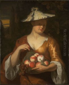 Woman with a Basket of Fruit Woman with a Basket of Fruit