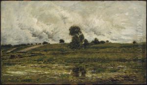 Rising Ground Near Villeneuve-St. Georges by Charles-Francois Daubigny