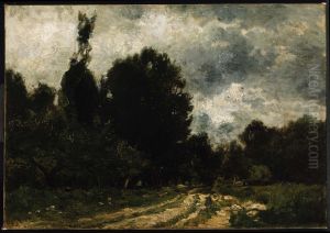 Road through the Forest by Charles-Francois Daubigny