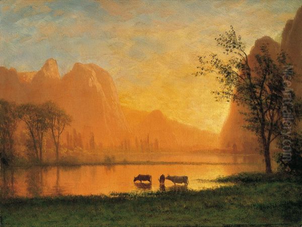 Puesta de sol en Yosemite - view 1