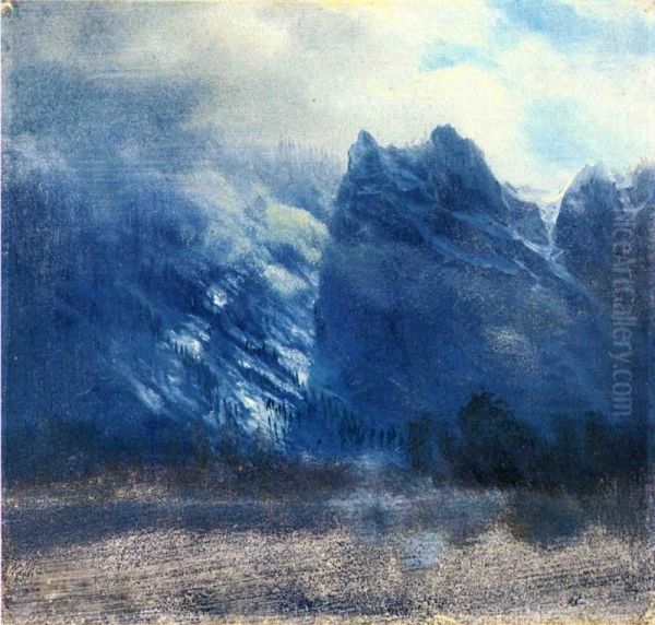 Yosemite Valley, Twin Peaks - view 1