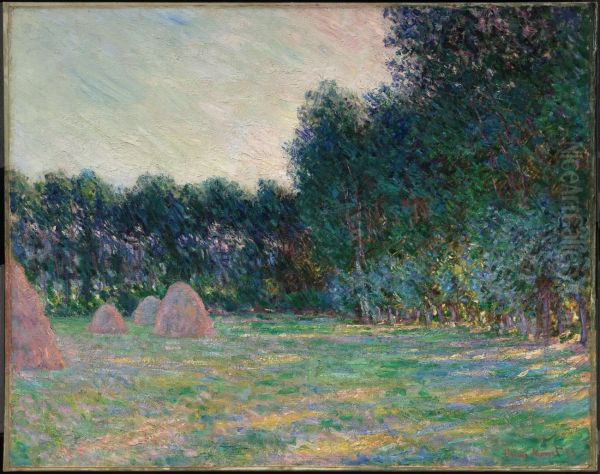 Meadow with Haystacks near Giverny - view 1