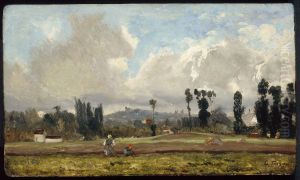 Field outside Paris by Constant Troyon