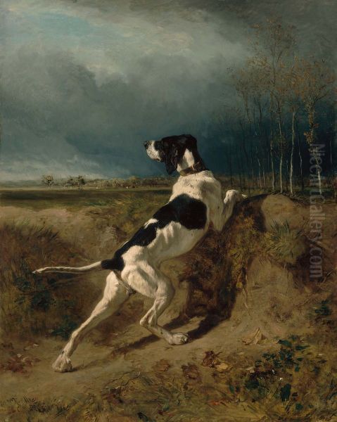 Hound Pointing - view 1