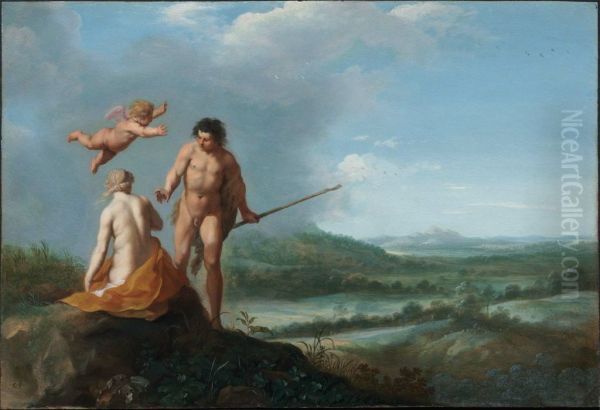 Nymph and Shepherd in a Landscape - view 1