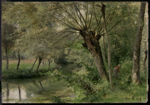 Stream through the Forest by Cesar De Cock
