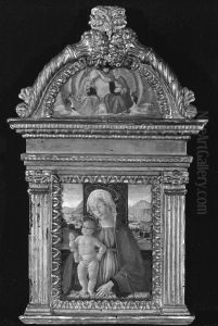 Virgin and Child; Coronation of the Virgin by Ghirlandaio Domenico