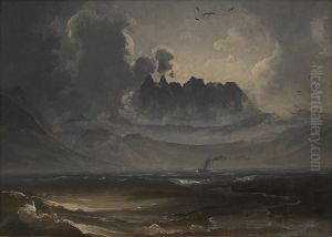 The Mountain Range 'Trolltinderne', Norway by Peder Balke