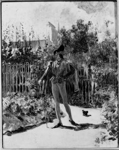 Man in Sixteenth-century Costume in a Garden Man in Sixteenth-century Costume in a Garden