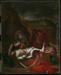 The Lamentation (Christ at the Tomb) by Eugene Delacroix