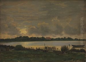 View Across Praesto Fiord towards the manor of Nyso