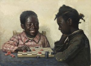 Untitled (Two Children Playing Checkers) Untitled (Two Children Playing Checkers)