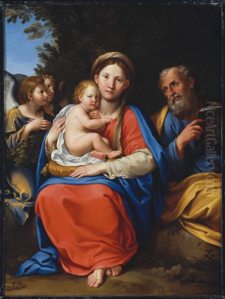 Holy Family with Angels - view 1