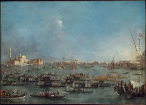 Procession of Gondolas in the Bacino di San Marco