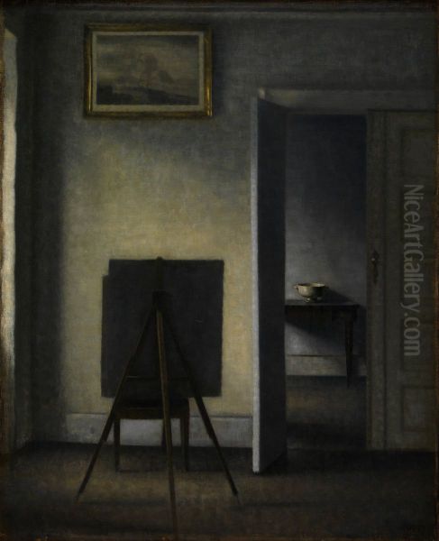 Interior with the Artist's Easel - view 1