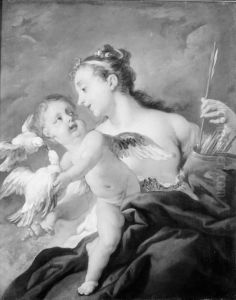 Venus and Cupid by Jean-Francois de Troy