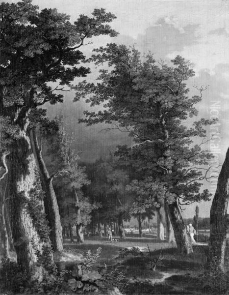 Landscape with Trees near Paris - view 1