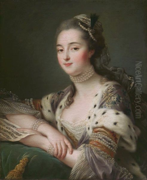 Mlle. Marguerite Catherine Haynault, later the Marquise de Montmelas in Turkish Costume - view 1