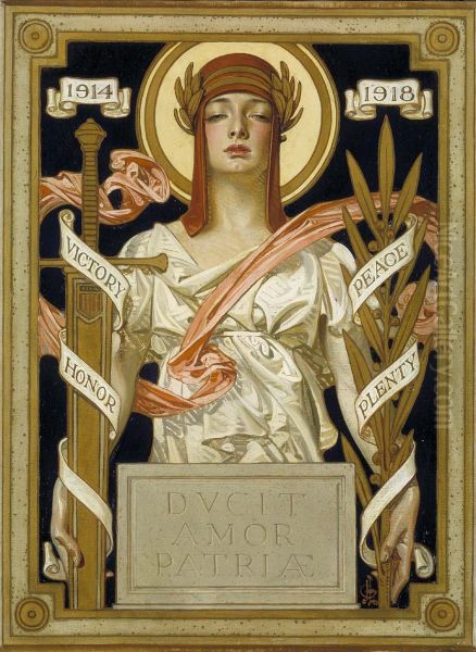 Great War Victory Illustration for The Saturday Evening Post, 1918 - view 1