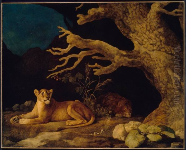 Lion and Lioness - view 1