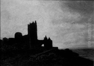 Castle in Ruins by Georges Michel