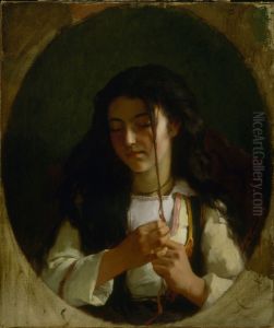 Study of a Young Girl, Pont Aven