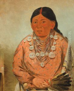 A'h-tee-wat-o-mee, a Woman by George Catlin